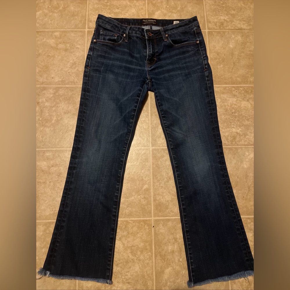 Cult of Individuality Vixen Curvy straight fray hem denim jeans